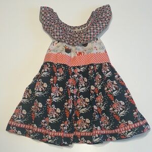 Matilda Jane Platinum Crimson Puffer Top NWOT Size 4